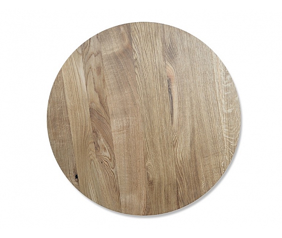 Oak round table top